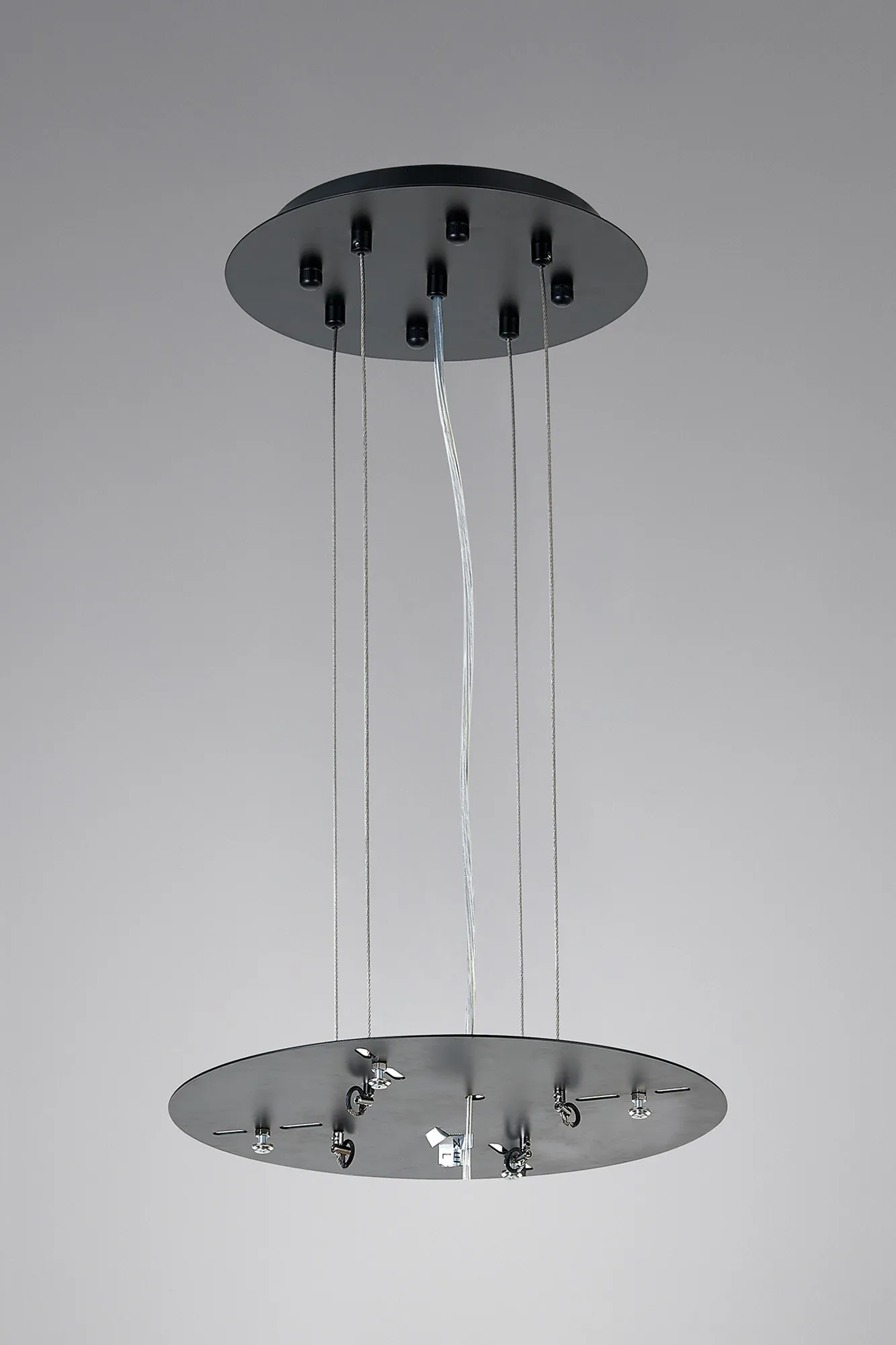 Lowan Satin Black Ancillary Products Deco Suspension Plates